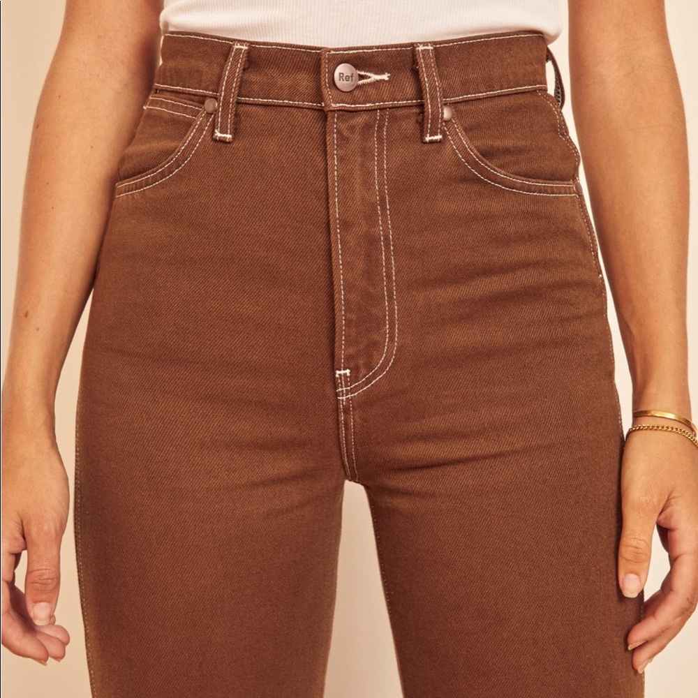 NWOT - Reformation Cowboy High Rise Straight Jeans